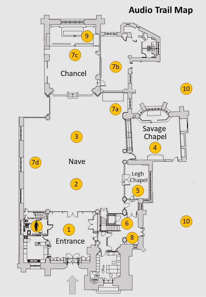 Map of St Michael's Audio Trail